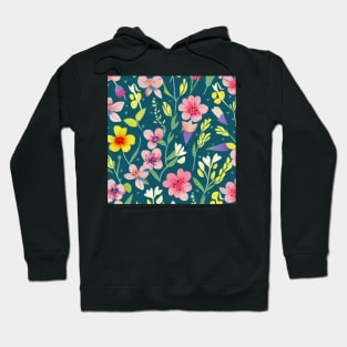 Woodland Meadow Pattern 7 Hoodie